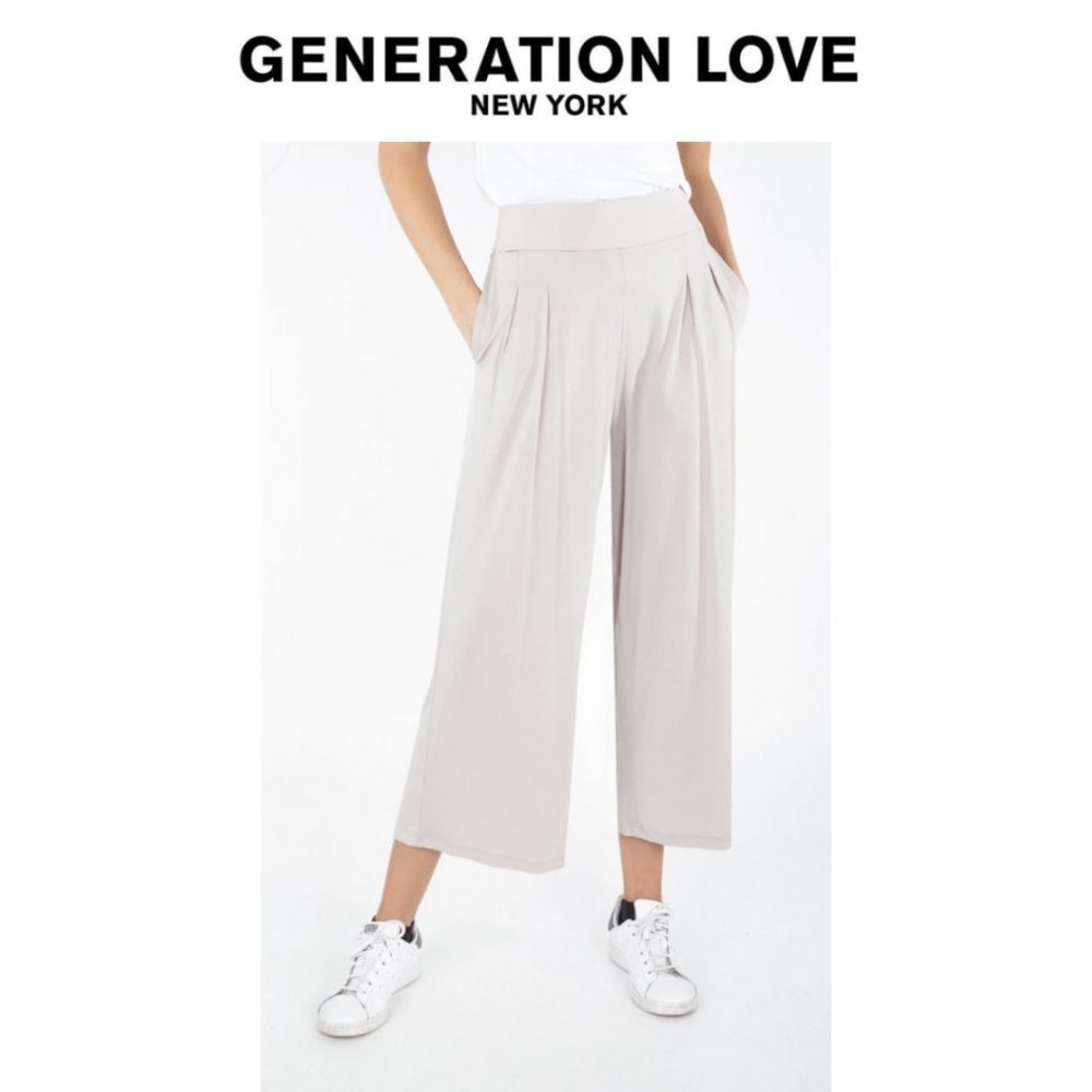 Generation Love Cheryl Wide Leg Pants in Taupe